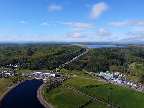 Hydroelectric Power Plant Zarnowiec, Czymanowo, Pomerania, Poland
