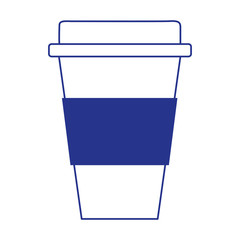 Isolated coffee mug vector design