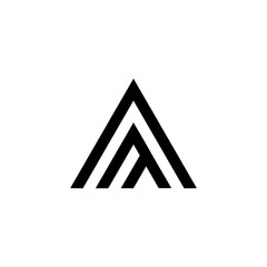 Triangle Shape vector Logo Template Illustration Design Illustration Design