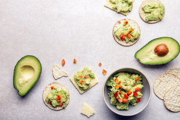 Healthy Gluten Free Snacks with avocado