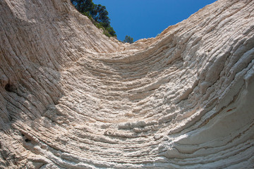 The marvelous sea caves of the Gargano coast in Vieste