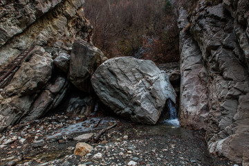 Garabagh gorge. Natural attractions in Dagestan. Russia