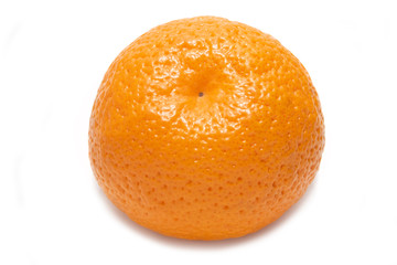 Mandarin isolated on a white background. The symbol of the holiday season.