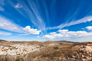 Vista panorámica de la ciudad de Zapatecas.