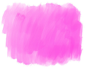 Watercolor bright pink color gradient for design. hand drawn abstract spot of pinkish lilac watercolor paint, stripes and stains of a brush