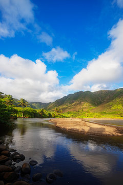 Halawa valley, Molokai Island, Hawaii, United States of America, North America