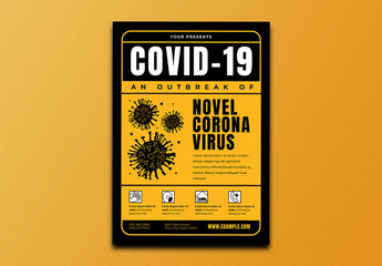 Covid-19 Information Flyer Layout