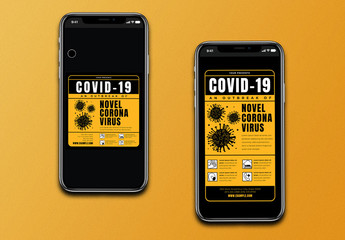 Covid-19 Infomation Social Media Layout