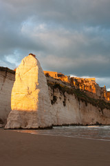 Vieste, sunset on the Adriatic sea