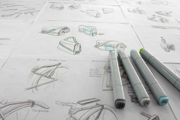design sketches, soft goods design, design, sketches, drawings, designer, sketching, industrial...