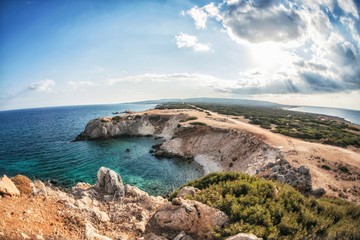  Karpaz Peninsula in north Cyprys Turkey - obrazy, fototapety, plakaty