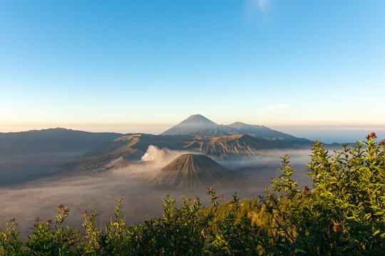 Indonesien, Java, Pasuruan, Ausblick auf Vulkanlandschaft