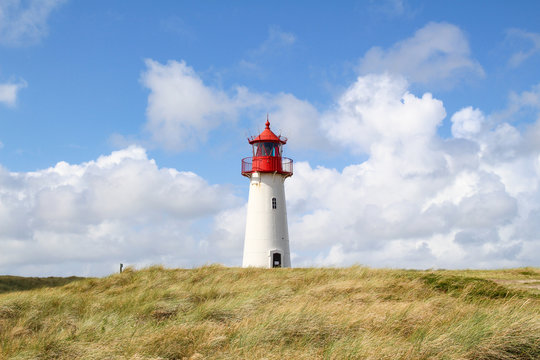 Deutschland, Schleswig-Holstein, Sylt, List, Leuchtturm am Ellenbogen
