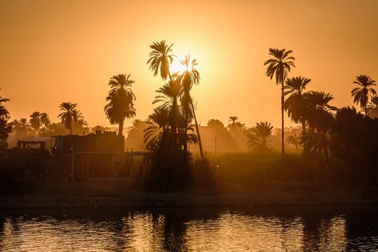&Auml;gypten, Aswan Gouvernement, Edfu, Kreuzfahrt auf dem Nil von Assuan nach Luxor