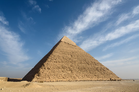&Auml;gypten, Giza Gouvernement, Gizeh, Die Pyramiden von Gizeh sind UNESCO-Weltkulturerbe