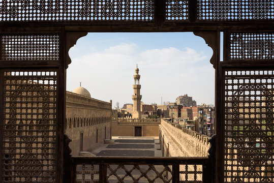 &Auml;gypten, Kairo Gouvernement, Kairo, Blick von der Dachterasse des Gayer-Anderson-Museums