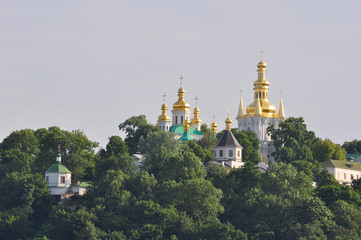 Fototapeta na wymiar Cathedral, religion, Pechersk Lavra, church, Kiev