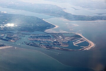 Port of Rotterdam reclaimed land