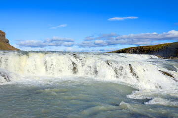 Gullfoss Waterfall in Iceland, Europe
