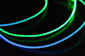 Green and blue light wire, a light guide wire with different light transmission, light spectrum,...