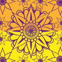 Mandala floral pattern