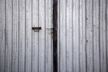 Industrial door metal