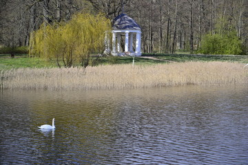 Arbor. Hutten-Czapsky Manor.  Stankovo, Belarus.