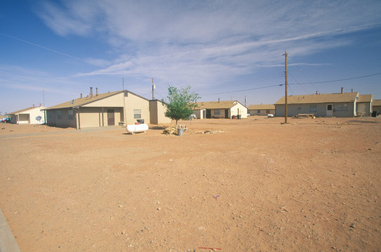 Housing Project On Navajo Indian Reservation In Shiprock, NM