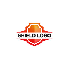 Shield logo icon design template elements. Vector shield icon,flat design best shield vector icon. security protection logo icon vector template