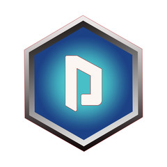 blue emblem alphabet 