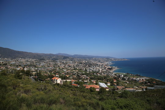 Principality of Monaco, view over the city and Port Hercule, southern Europe
