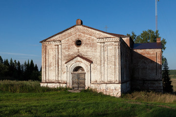 Fototapeta premium old church in the village