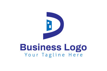 Initial Letter Logo Template D modern