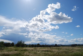 Spanish Landscape, Distant Rain Cloud