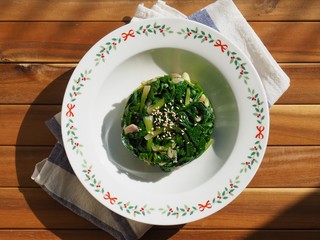 한국의 음식 시금치 무침, 반찬
