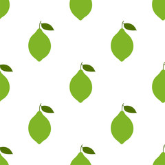 Lime. Colored Seamless Vector Patterns