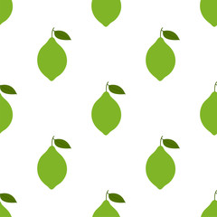 Lime. Colored Seamless Vector Patterns