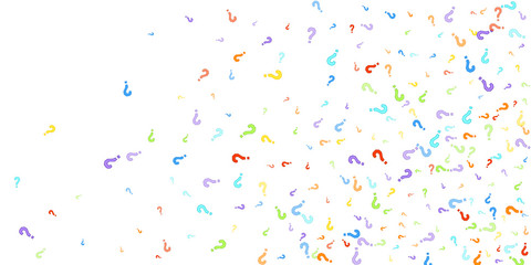 Question marks Quiz doubt survey faq public poll.