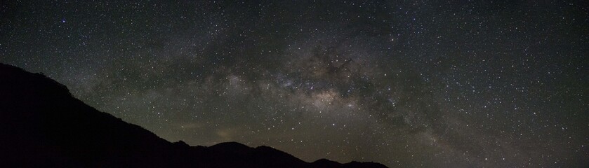Fototapeta na wymiar Milky Way over the mountains