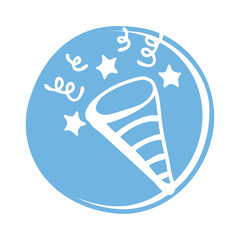 party cornet accessory block style icon