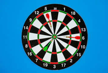 Obraz premium dart board with darts