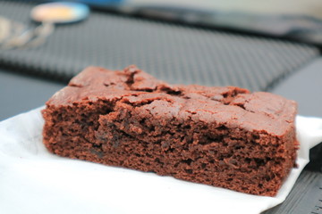 brownies on a plate