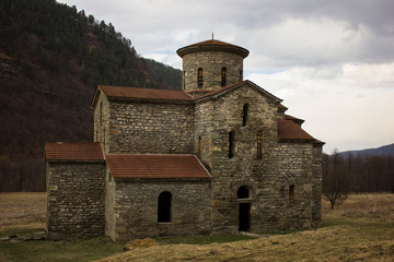 Fototapeta premium Russia, Karachay-Cherkess Republic, Zelenchuksky district. Church of St. George