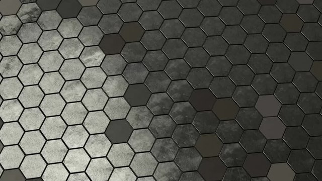 Hexagonal surface waves macro