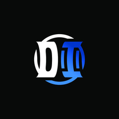 Initial Letter OI Circle Logo Design