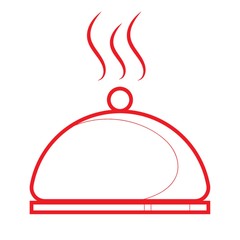 serving tray with cover