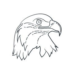 Naklejka premium bald eagle