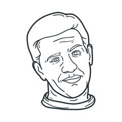 smiling man expression