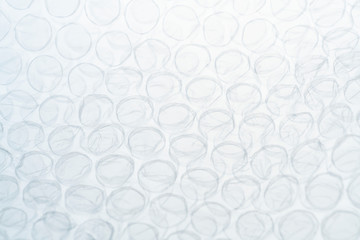 Plastic bubble wrap background.