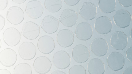 Plastic bubble wrap background.